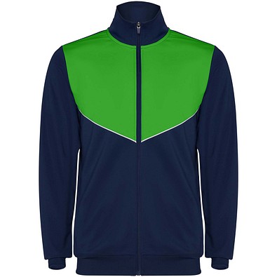 Evans Trainingsanzug für Kinder, Navy Blue/farngrün, 14