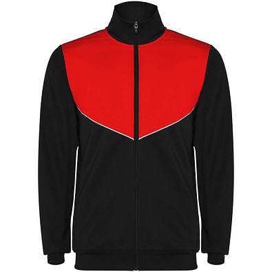 Evans Trainingsanzug für Kinder, schwarz/rot, 10