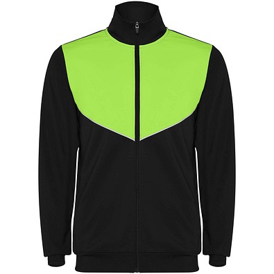 Evans Trainingsanzug für Kinder, schwarz/limone, 6