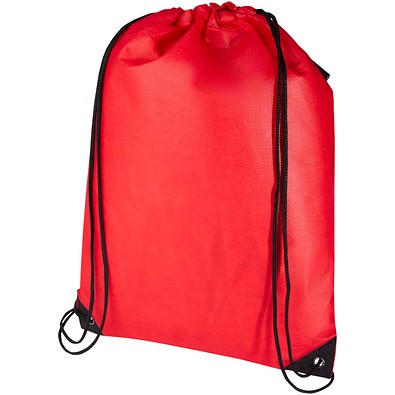 Evergreen Sportbeutel aus recyceltem GRS Non Woven 5 L, rot