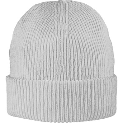 Exclusive Recycled Fine Rib Beanie, Grau
