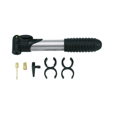 Fahrradluftpumpe AIRFLOW,schwarz, silber