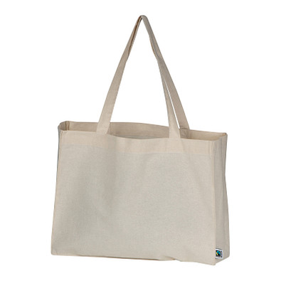 Fairtrade Baumwolltasche, beige