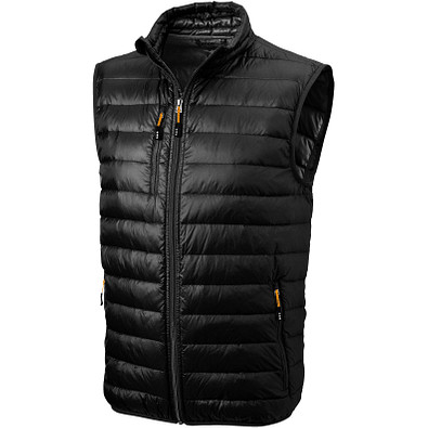ELEVATE Herren Daunen Weste Bodywarmer Fairview, schwarz, S