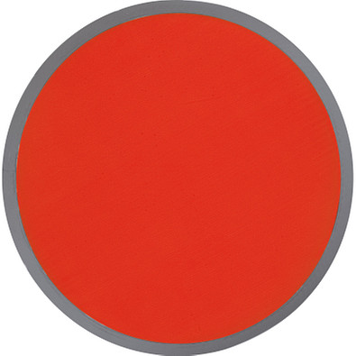 Faltbare Wurfscheibe aus Polyester mit Etui, rot