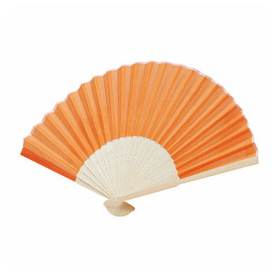 Faltbarer Fächer BAMBOO COOL,orange