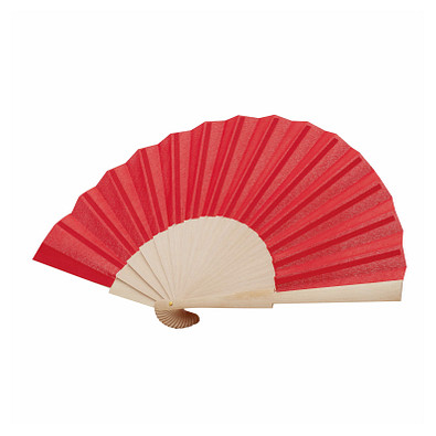 Faltbarer Fächer ECO COOL,rot