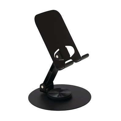 Faltbarer Stahl-Telefonhalter DESK MASTER,schwarz