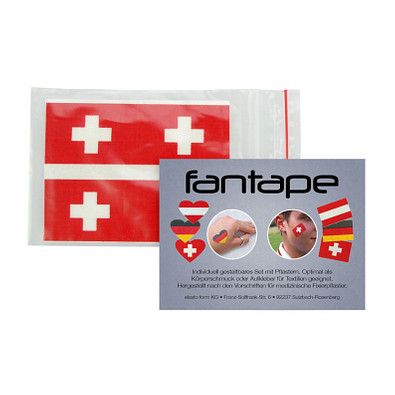 Fantape Rechteck 4er-Set, rot Fantape Rechteck 4er-Set, rot