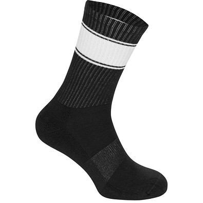 Farbige Tennissocken, 37-41, Black / White