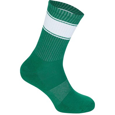 Farbige Tennissocken, 37-41, Green / White
