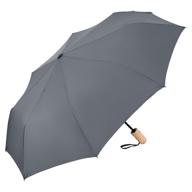 FARE Automatik-Taschenschirm ÖkoBrella, grau wS