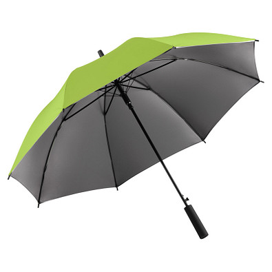 FARE® Stockschirm Doubleface, limette/grau