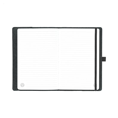 rPET Filz-Notizbuch "Felty" A5, Schwarz