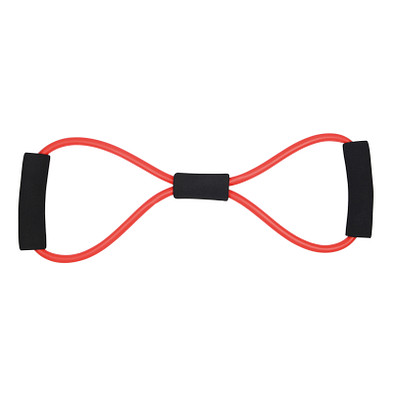 Fitnessband ELASTICAL,rot, schwarz