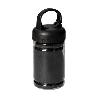 Fitnesshandtuch Keep Cool, schwarz