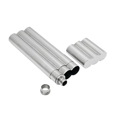 Flachmann CIGAR STYLE,silber