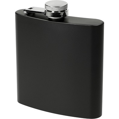 Flachmann Noir, schwarz