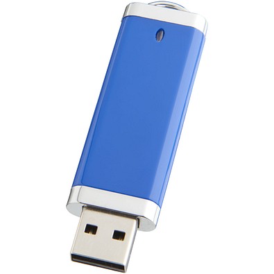 Flat USB-Stick, blau, 64GB