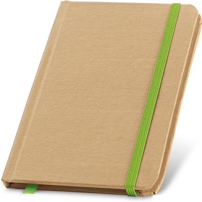 FLAUBERT. Notizbuch mit Hardcover aus Karton, 160 unlinierten, Hellgrün