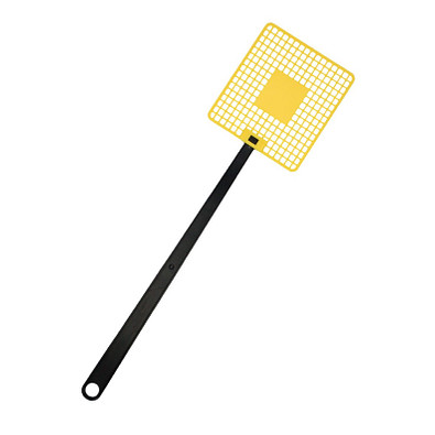 Fliegenklatsche Logo, trend-gelb PP Fliegenklatsche Logo, trend-gelb PP