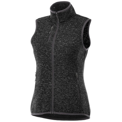 ELEVATE Damen Weste Fontaine Bodywarmer, Heather Smoke, S ELEVATE Damen Weste Fontaine Bodywarmer, Heather Smoke, S