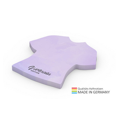 Geiger-Notes Haftnotiz Form aus 72 x 72 mm green+blue, inkl. Druck, T-Shirt