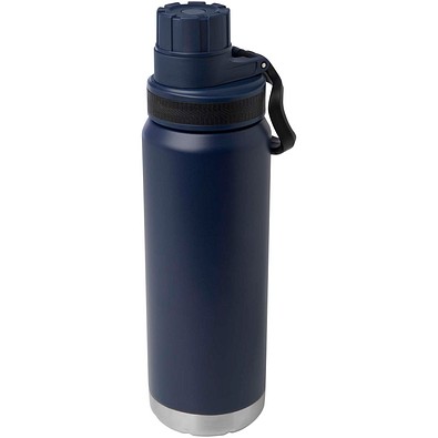 Fortis 700 ml RCS-zertifizierte, kohlensäure geeignete Kupfer-Vakuum Isolierflasche aus recyceltem Edelstahl, navy