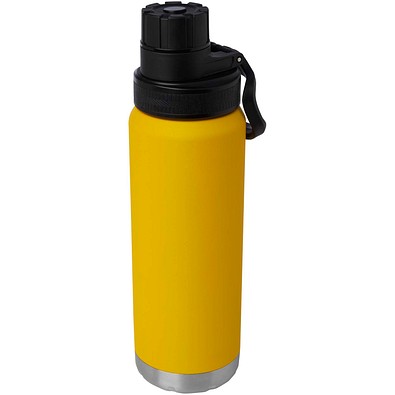 Fortis 700 ml RCS-zertifizierte, kohlensäure geeignete Kupfer-Vakuum Isolierflasche aus recyceltem Edelstahl, Ochre