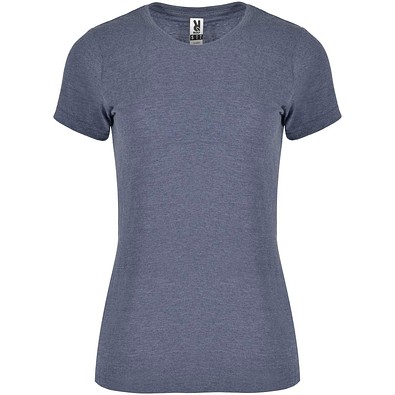 Fox T-Shirt für Damen, Heather Denim Blue, M