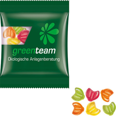 Trolli Fruchtgummi Minitüte 15g, EURO-Zeichen, inkl. Druck, kompostierbare Folie, transparent Trolli Fruchtgummi Minitüte 15g, EURO-Zeichen, inkl. Druck, kompostierbare Folie, transparent