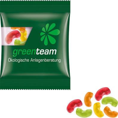 Trolli Fruchtgummi Minitüte 15g, Telefonhörer, inkl. Druck, kompostierbare Folie, transparent Trolli Fruchtgummi Minitüte 15g, Telefonhörer, inkl. Druck, kompostierbare Folie, transparent