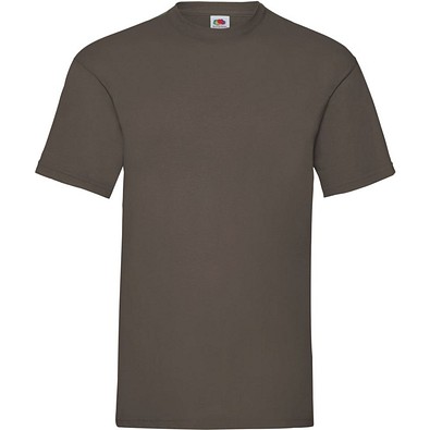 FRUIT OF THE LOOM ® Unisex T-Shirt Valueweight T, chocolate, L