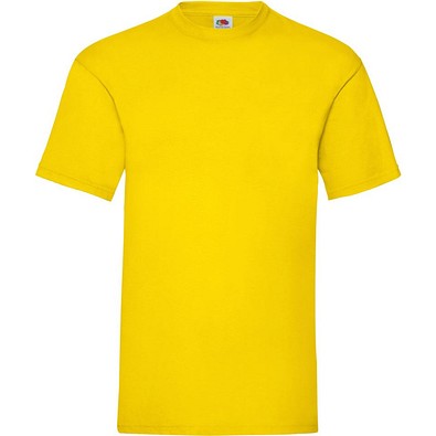 FRUIT OF THE LOOM ® Unisex T-Shirt Valueweight T, yellow, XL