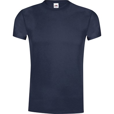 FRUIT OF THE LOOM® Unisex T-Shirt Original T, M, DUNKEL MARINEBLAU