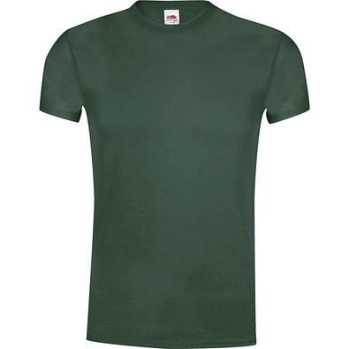FRUIT OF THE LOOM® Unisex T-Shirt Original T, M, DUNKELGRÜN