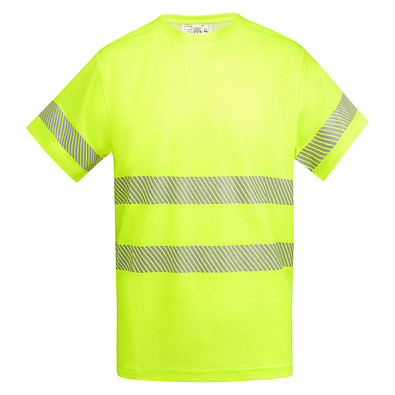 Funktionsshirt Tauri mit kurzen Ärmeln, L, fluor yellow