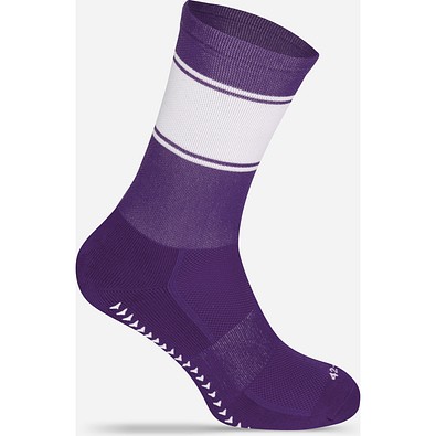 Fußballsocken Light, 37-41, Purple / White