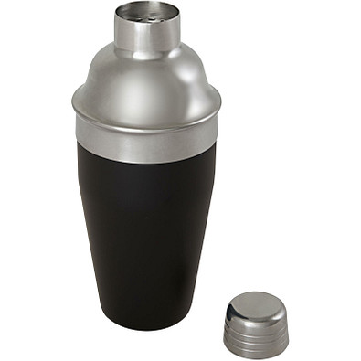 Gaudie Cocktailshaker aus recyceltem Edelstahl, schwarz