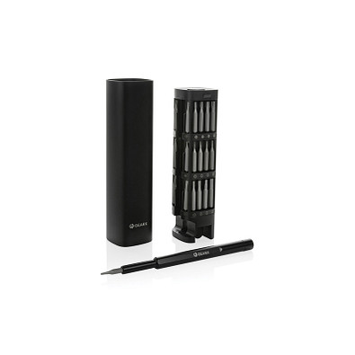 Gear X 56-tlg. Präzisions-Bit-Set aus RCS recyc. Aluminium, schwarz