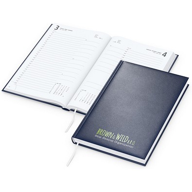 Geiger-Notes Buchkalender Advance Bestseller, dunkelblau