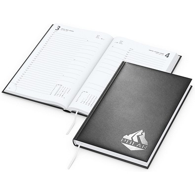 Geiger-Notes Buchkalender Advance Bestseller, schwarz inkl. Silberprägung