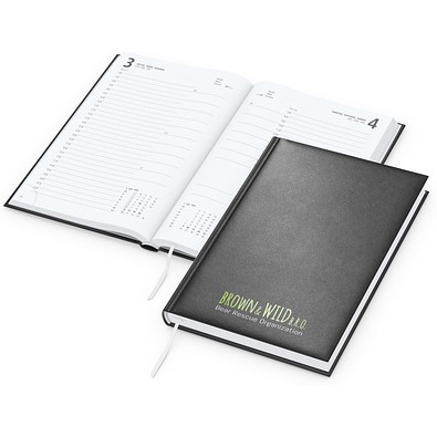 Geiger-Notes Buchkalender Advance Bestseller, schwarz