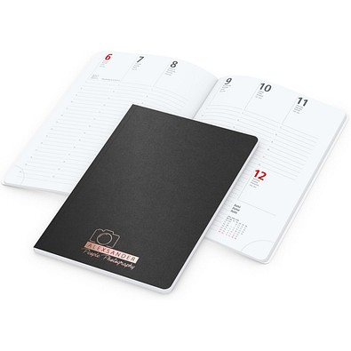 Geiger-Notes Buchkalender Prestige-Flexx Bestseller, schwarz inkl. Kupferprägung
