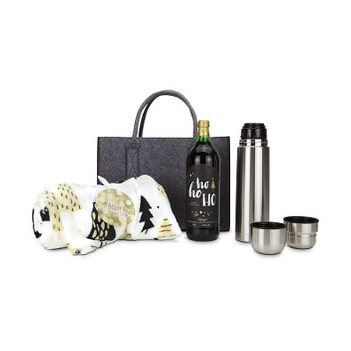 Gemütliche Filztasche, grau