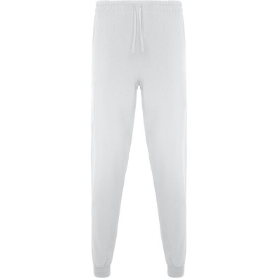 Gerade lange Unisex-Hose Fiber, L, weiß