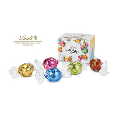Lindt Osterfreude mit 5 Lindt Lindorkugeln, auch in individueller Pralinenschachtel