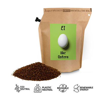 Oster-Kaffee Ei like Ostern