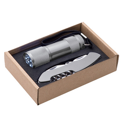 Geschenkset Cut & Light, silber