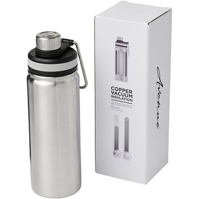 Gessi kupfer-vakuum Isolierflasche, 590 ml, silber